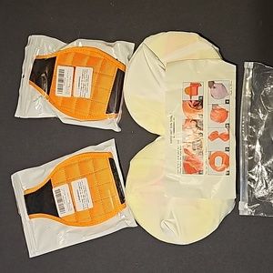 new 2 magnetic arm bands and 2 Sombrero hard hat covers